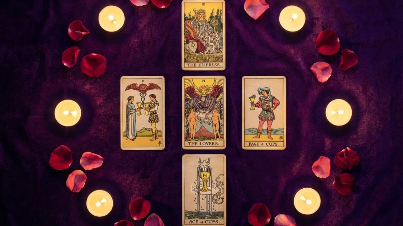 靈感對應牌陣：六張牌解讀你和他的想法