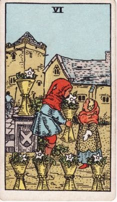 Tarot Card: Six of Cups