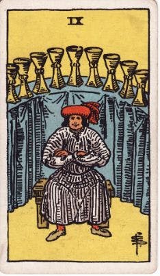 Nine of Cups Tarot Card