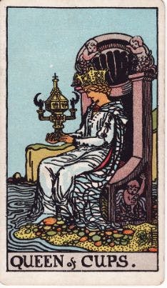 Queen of Cups Tarot Card