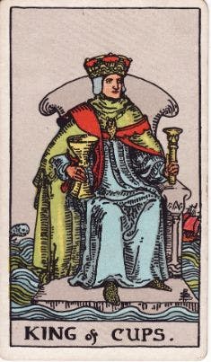 Tarot Card: 성배의 왕