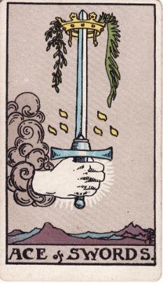 Ace of Swords Tarot Card