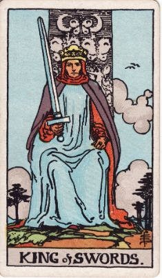 Tarot Card: ソードのキング