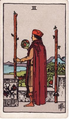 Tarot Card: Two of Wands