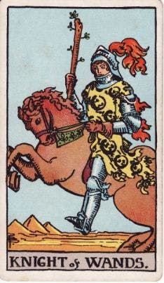 Tarot Card: Knight of Wands