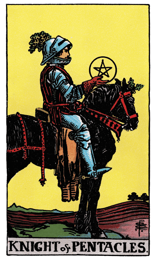 Knight of Pentacles（Reversed）