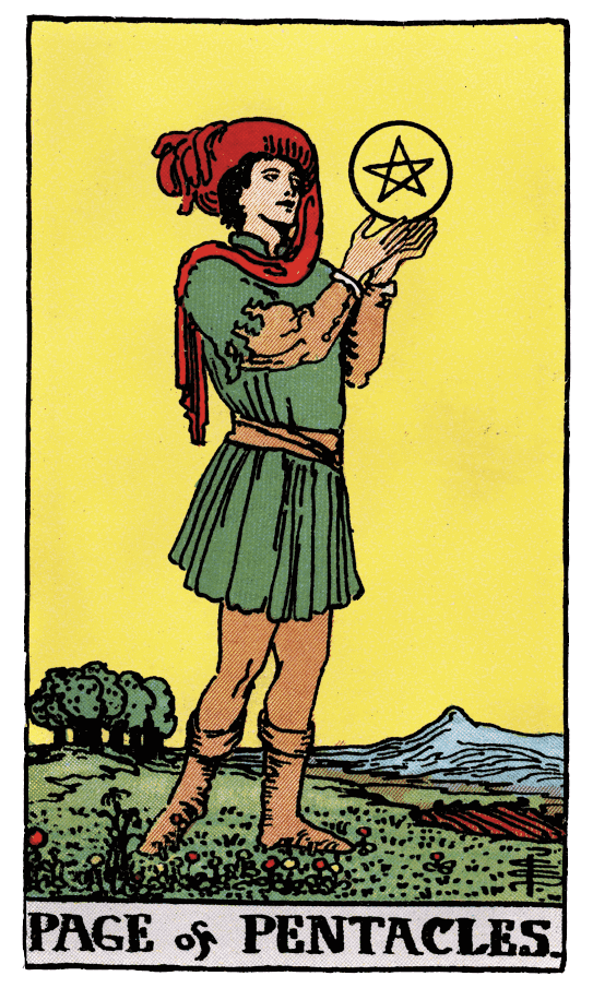 Page of Pentacles（Upright）
