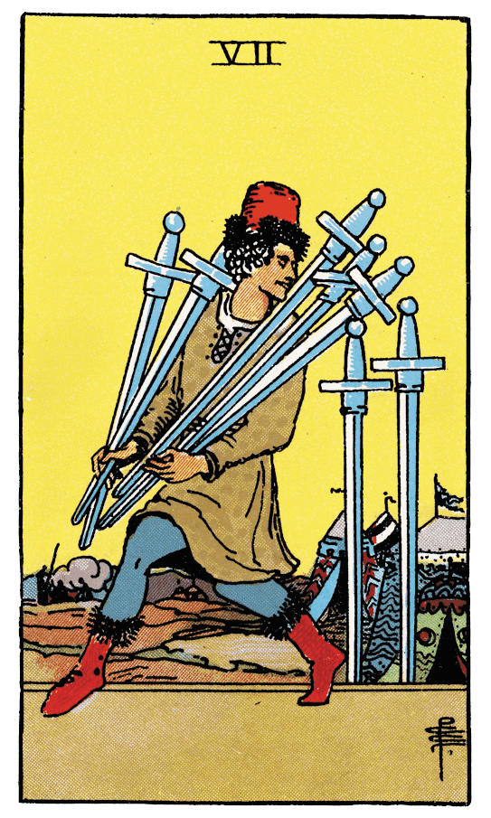 Seven of Swords（Upright）