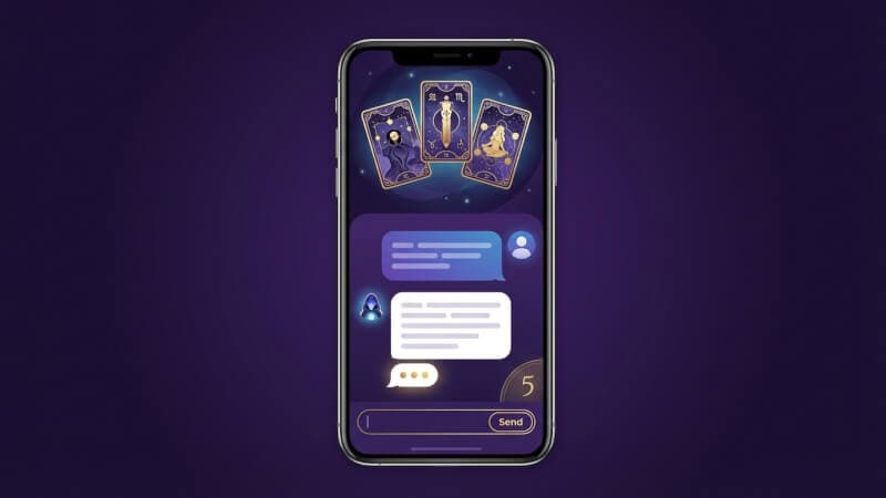 AI 타로 리더와의 후속 대화