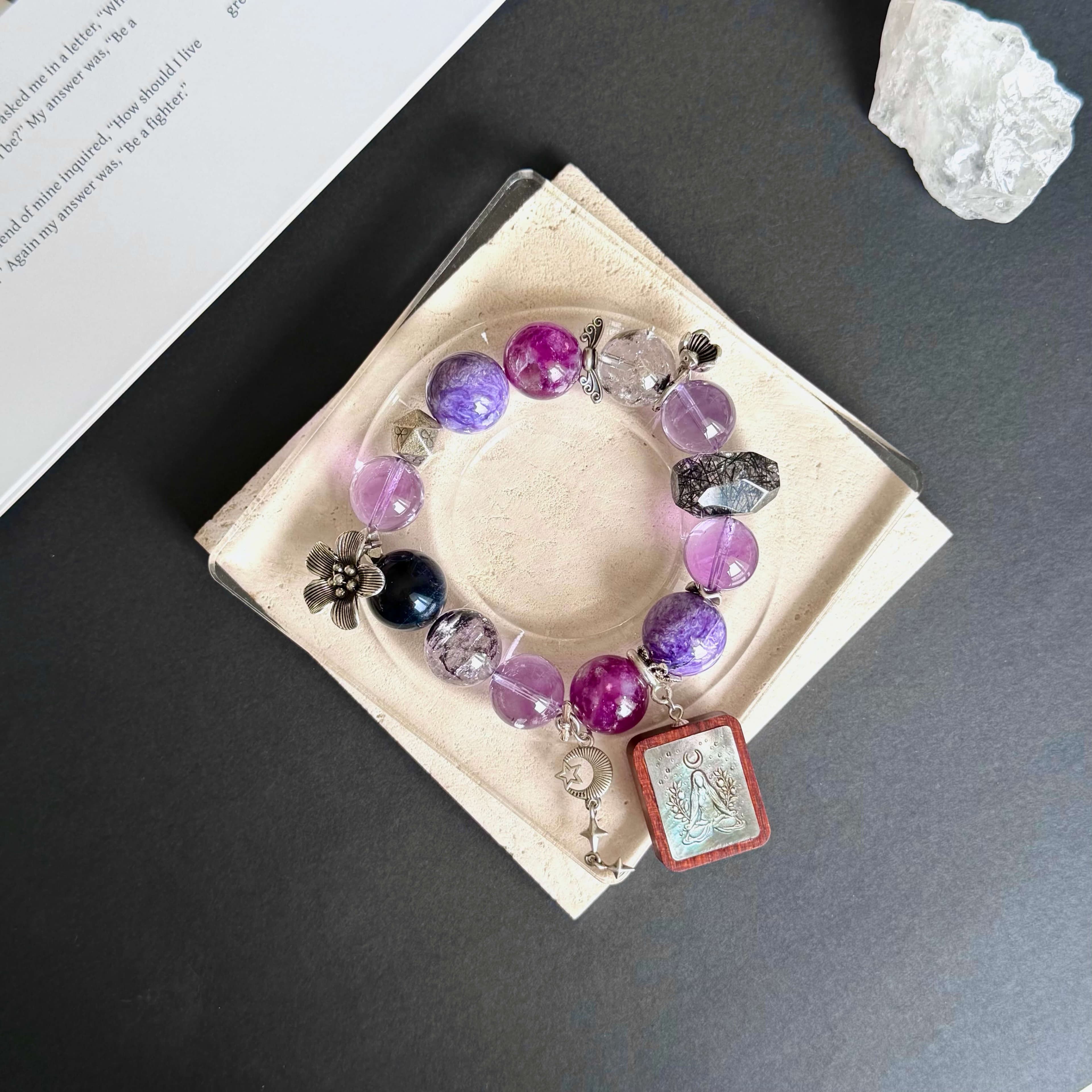 The High Priestess — 女祭司紫水晶手链