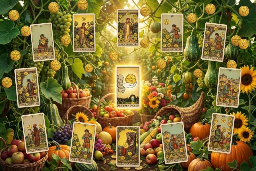 Pentacles Tarot Cards Yes or No