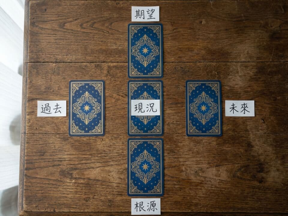 五張十字牌陣