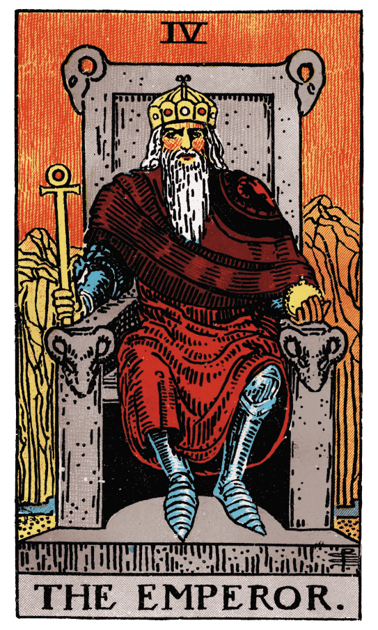 The Emperor tarot card thumbnail