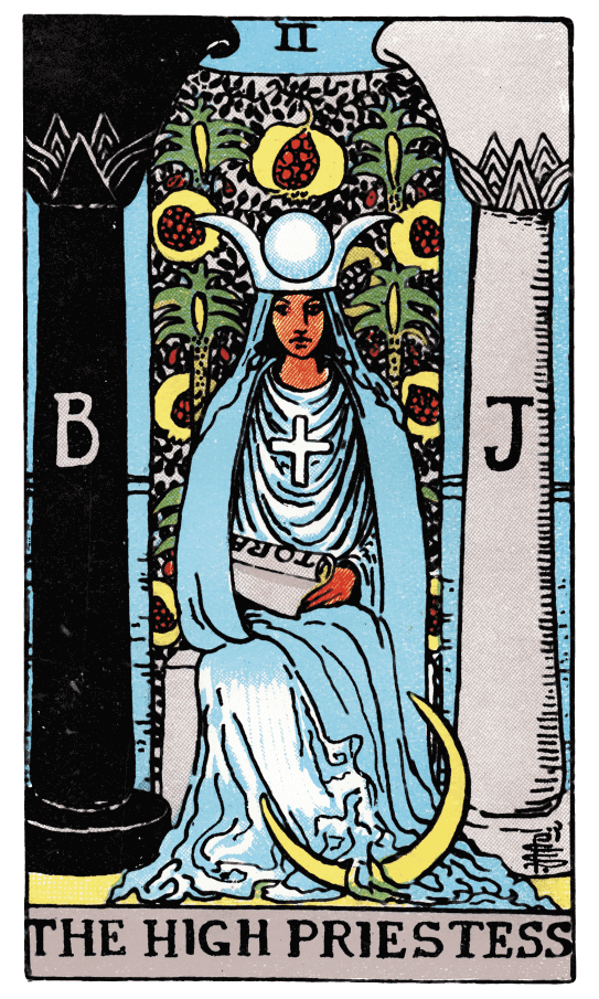 The High Priestess tarot card thumbnail