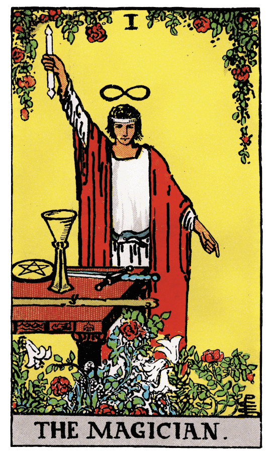 The Magician tarot card thumbnail