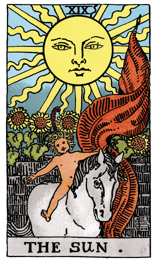 The Sun tarot card thumbnail