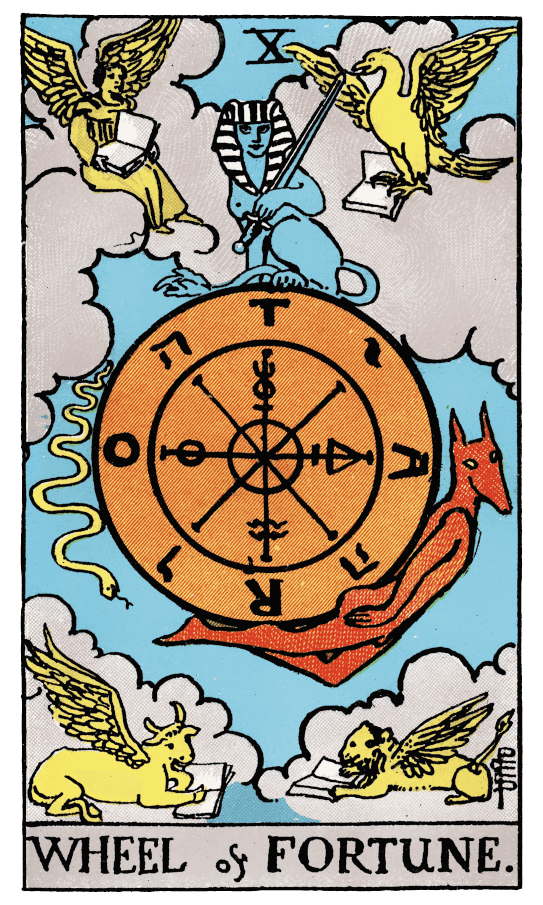 Wheel of Fortune tarot card thumbnail