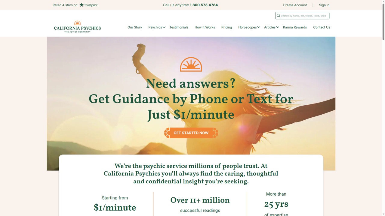 California Psychics Homepage
