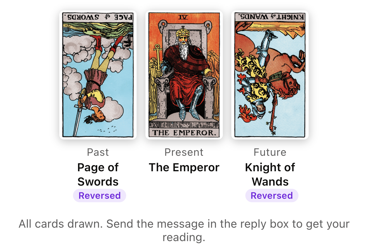 Tarotap screenshot