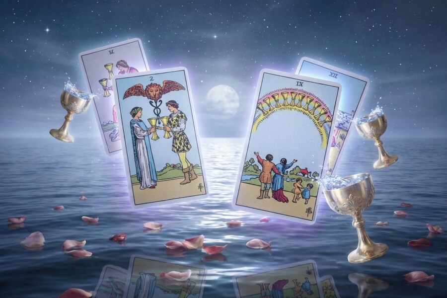 Cups Tarot Cards Yes or No